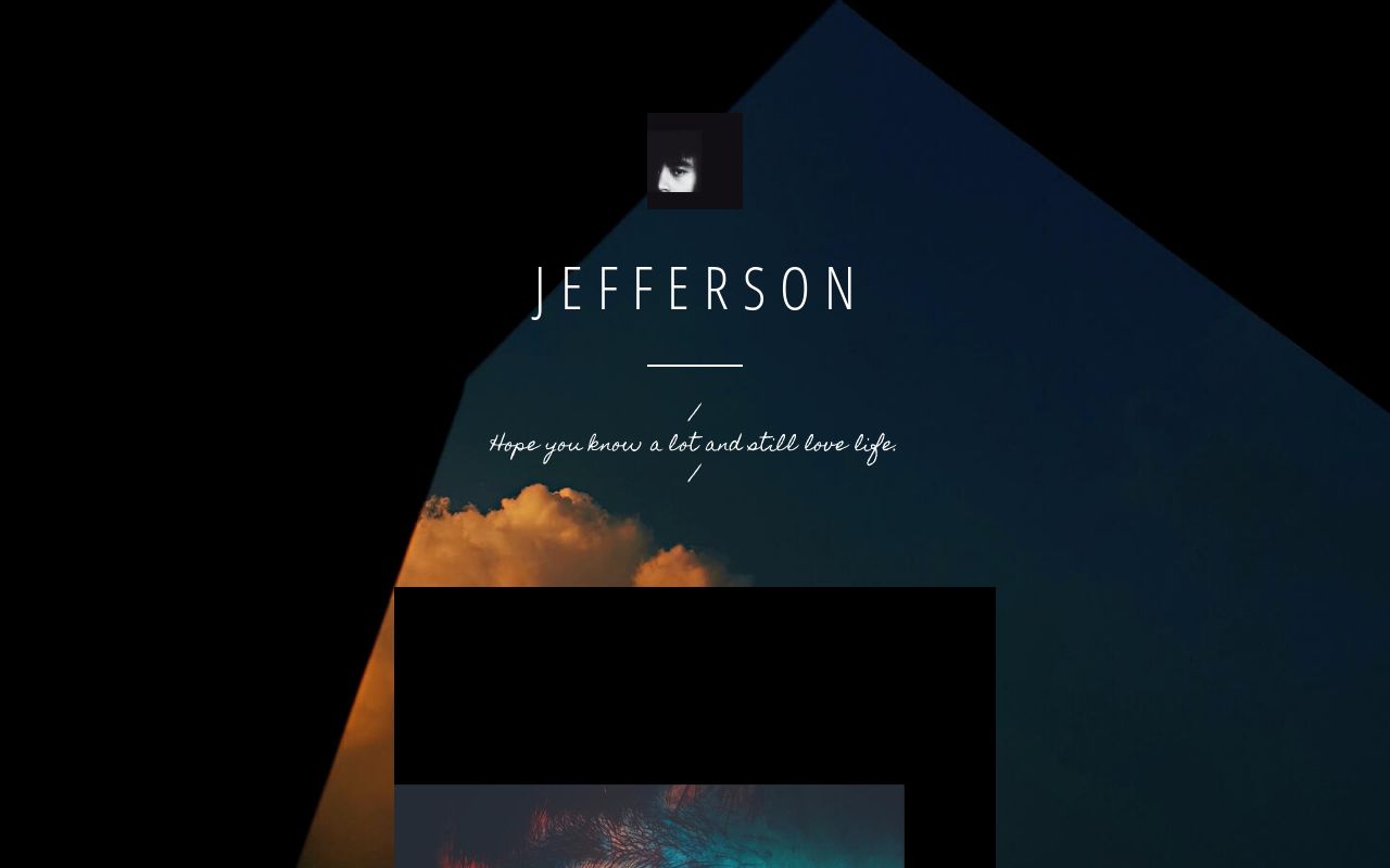 Carrd profile picture for @jefferson